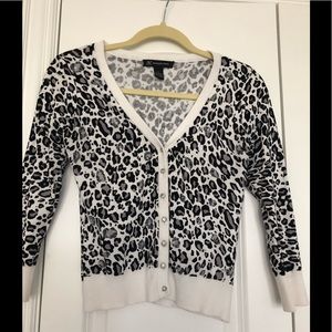 INC cardigan crop